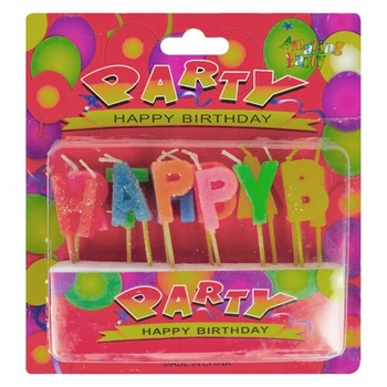 Свічки набір для торта Happy Birthday SETA Decor 11-284