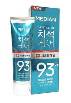 Зубная паста от воспаления десен Median Dental Cosmetic Original 93% Защита от воспаления десен зеленая 120 г