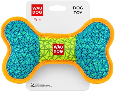 Игрушка для собак WAUDOG Fun "Кость" 20х12 см Голубая (62082Collar)