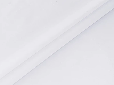 Ткань Коттон твил однотонный, белый, пог. м. (к113, 2409075F, цв1)