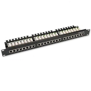 Сетевая патч-панель Hypernet RJ-45 19" 24 порта 1U cat.5e UTP PP-UTP24-WMR