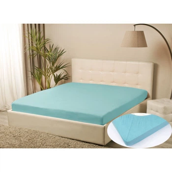 Простынь трикотажная на резинке Iris Home - Бирюзовый 160*200+25
