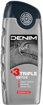 Гель для душа Denim Black тройной детокс 250 мл (8008970005157)