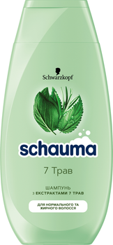 Шампунь Schauma 7 трав для нормального та жирного волосся 250 мл (4012800167612)