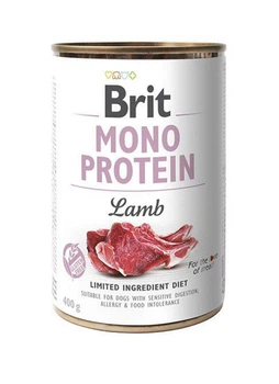 Консервований корм Brit Mono Protein для собак з ягням 400 г