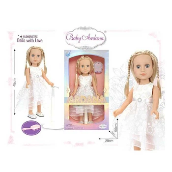 Кукла A 662 B (18/2) "Модница", аксессуары, 45 см, в коробке