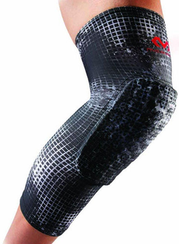 Компресійний наколінник з захистом McDavid Extended Compression Leg Sleeve with Hexpad(6446(McGrid)) XL Черный