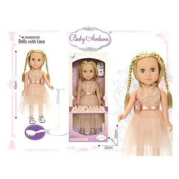 Кукла a 666 c (24/2) "Модница", аксессуары, 45 см, в коробке