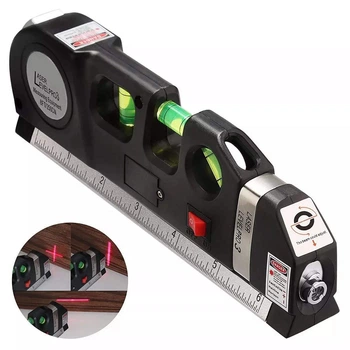 Cтроительный лазерный уровень со встроенной рулеткой Laser LEVELPRO3 (7124)