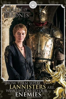 Постер "Game of Thrones (Cersei - Enemies) / Гра престолів" 4010245