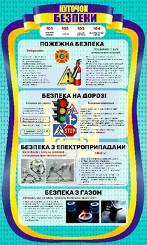 Информационный стенд Уголок безопасности