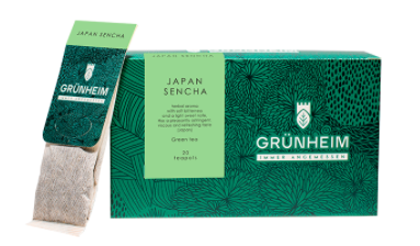 Чай зеленый пакетированный Grunheim Japan Sencha 20 шт