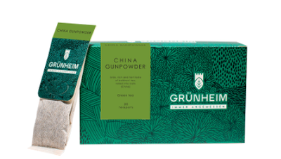Чай зеленый пакетированный Grunheim China Special Gunpowder 20 шт