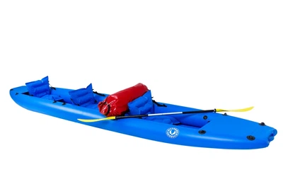 Байдарка надувная Riverbird трехместная Синяя