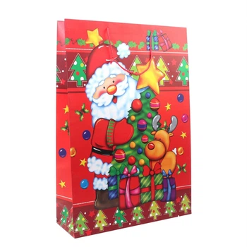 Пакет паперовий XXL "Christmas" Дід Мороз 45 х 65 см 4007839