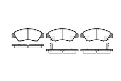 Колодка гальмівна дискова HONDA CIVIC передн. Remsa (041902)