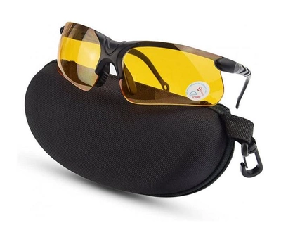 Тактичні балістичні окуляри Xaegistac Жовті із чорним