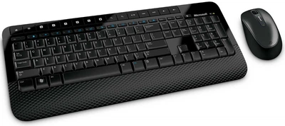 Комплект Microsoft Wireless Desktop 2000 Black Ru (M7J-00012)