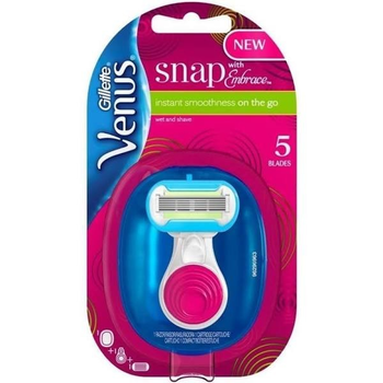 Станок для гоління жіночий (Бритва) Venus Snap Embrace з 1 змінним картриджем + футляр