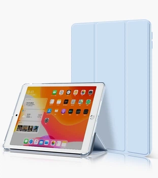 Чехол обложка BBM1 Leather для iPad 10.2" 2019/2020/2021 Голубой