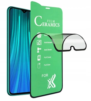 Гибкое защитное стекло Ceramic Glass 9D для Xiaomi Redmi Note 8 Pro