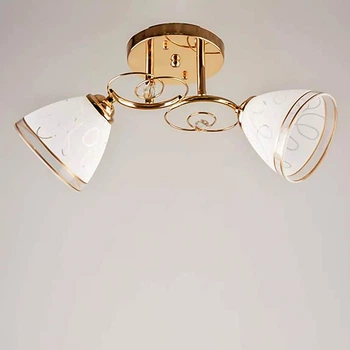 Люстра потолочная Light House SH-18162/2 FG 480*150*230 E27 золото