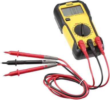 Мультиметр цифровий Stanley FatMax, 0-600В, широкий РК-дисплей (00133379)