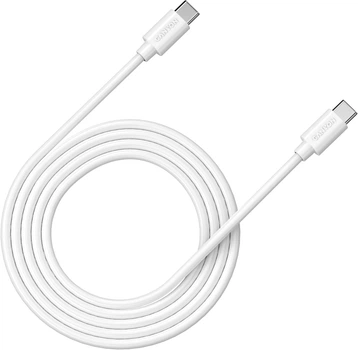 Kabel Canyon C-12 Typ C do Typ C 2 m Biały (CNS-USBC12W)