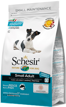 Сухой монопротеиновый корм для взрослых собак малых пород Schesir Dog Small Adult Fish с рыбой 2 кг (8005852150127)