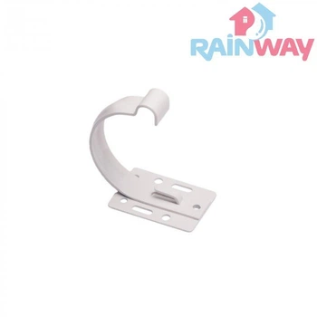 Кронштейн (тримач) ринви сталевий малий RAINWAY 90 система Білий