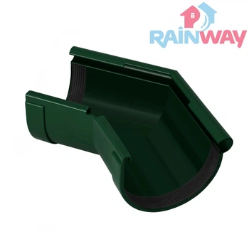 Угол желоба внутренний 135 градусов RAINWAY 130 система Зеленый