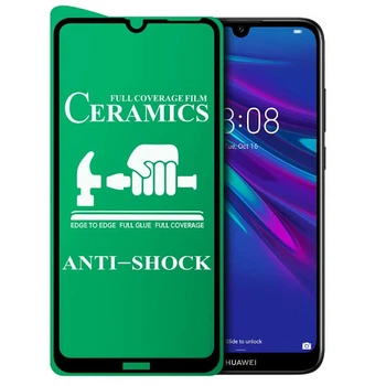 Гибкое защитное стекло Ceramic Glass 9D для Huawei Y6p Глянцевое