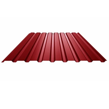 Профнастил стеновой KLEVERSTEEL ПС-20 1160/1120 мм 0,40 мм RAL 3005 Вишня