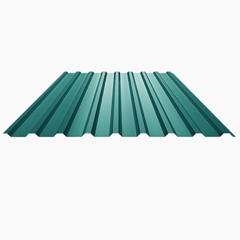 Профнастил покрівельний KLEVERSTEEL ПК-20 1160/1120 мм 0,40 мм RAL 6005 Зелений 1 м²