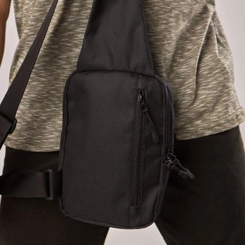 Качественная тактическая сумка с кобурой, мужская сумка черная из IQ-169 кордури мессенджер