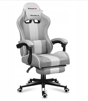 Игровое компьютерное кресло HUZARO Force 4.7 White Mesh Обивка ткань Белый
