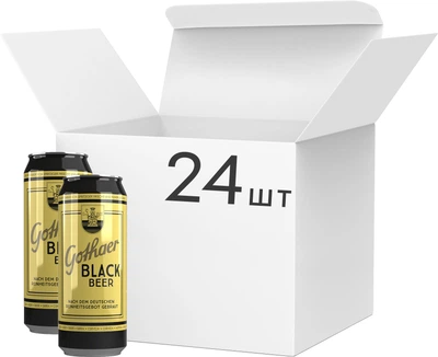 Gothaer Black темне фільтроване 0,5 л × 24