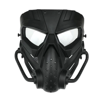 Маска для страйкбола из поликарбоната. Тактический шлем маска для мотоцикла. Противоударная лыжная маска KartLine