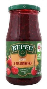 Джем Верес с малиной 630 г