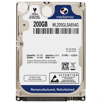 Жесткий диск Mediamax WL200GLSA854G