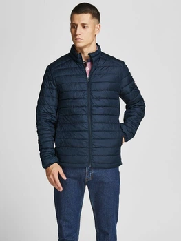 Куртка Jack & Jones JJEACE SPRING PUFFER COLLAR SN S Темно-синий 12200410-Navy Blazer
