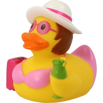 Утка Пляжница FunnyDucks резиновая L1259