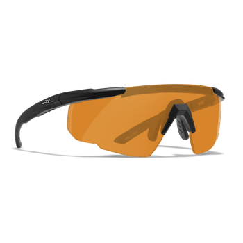Захисні балістичні окуляри Wiley X SABER ADV Оранжеві лінзи/матова чорна оправа (без кейсу)