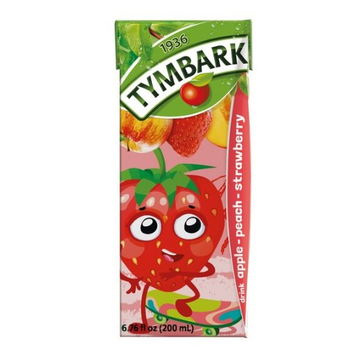 Напій Tymbark яблуко-персик-полуниця, 27(шт)х0,2л (ящик)