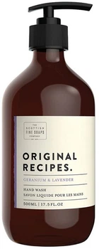 Рідке мило для рук Scottish Fine Soaps Original Recipes Geranium & Lavender Hand Wash 500 мл (5016365040204)