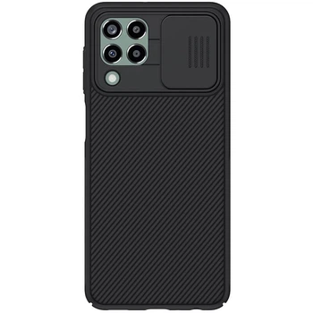 Карбонова накладка Nillkin Camshield (шторка на камеру) Samsung Galaxy M33 5G Чорний / Black