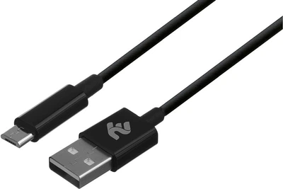 Кабель 2E Micro USB Molding Type 1m Black