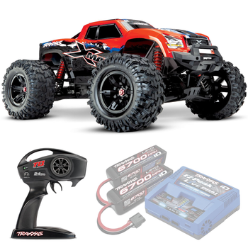 Машинка на радиоуправлении Traxxas X-Maxx Brushless 8S TSM 1:5 4WD RTR (77086-4-REDX)