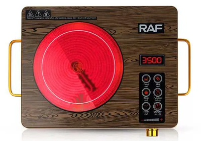 Плита инфракрасная одноконфорочная электрическая кухонная RAF R 8004 3500 Вт с сенсорным управлением