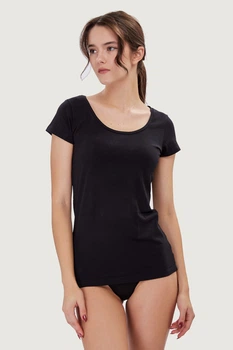 Футболка Jadea 40(XS) Чёрный (Nero) (65187)